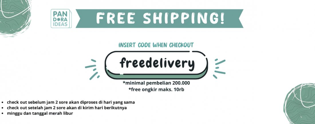 Free shipping info