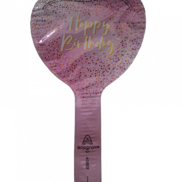 Mini Heart Birthday Foil Balloon | Balon Foil Mini Ulang Tahun