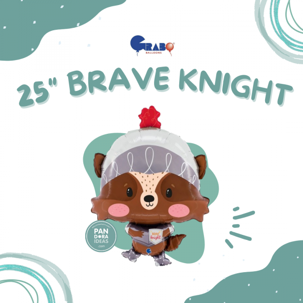 25" Brave Knight Foil Balloon | Balon Foil Karakter