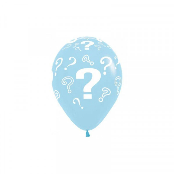 12" Balon Latex Sempertex Pastel Matte Question Marks