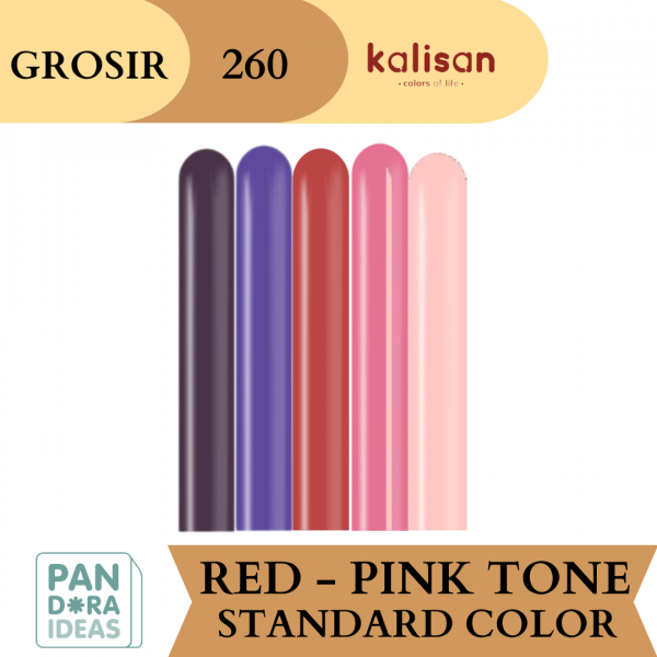 260" Kalisan Twister Latex Balloon Standard Color 100 pcs|Balon Pentil