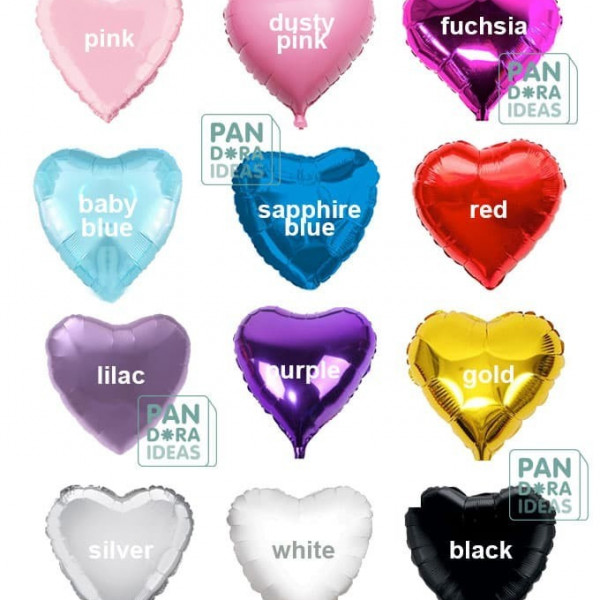 18" Heart Foil Balloon | Balon Foil Hati