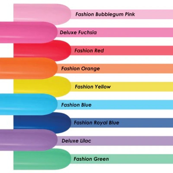 360 Sempertex Fashion Assorted Balloon | Balon Panjang Cacing