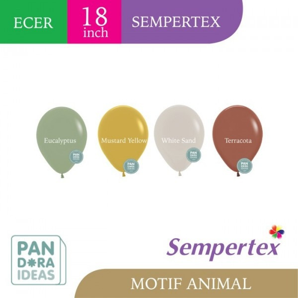 ECER Balon Latex 18" Merk Sempertex