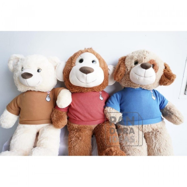 Jumbo T-Shirt Character 36"/ Boneka Character Jumbo/ Birthday Gift