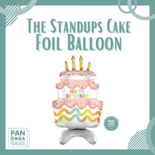 The Standups Cake Foil Balloon | Balon Foil Kue