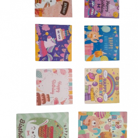 Kartu Ucapan Ulang Tahun Motif | Greeting Cards Birthday Edition