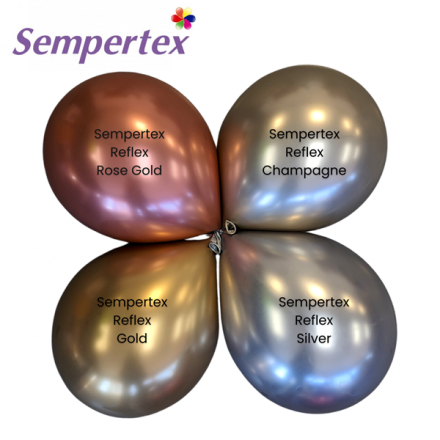 ECER 18" Balon Latex Reflex Merk Sempertex | Balon Latex Reflex