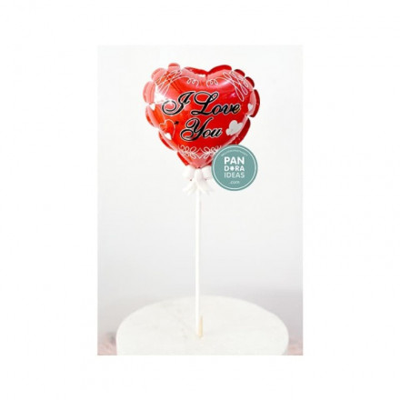 Cake topper Foil Balloon | Balon Foil Cake Topper|Foil Mini I Love You