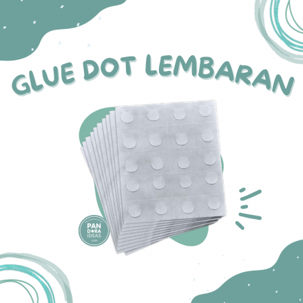 Glue Dots Balloon | Lem Balon Lembaran isi 20 dots
