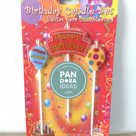 Birthday Party Cake Candle Set / Lilin Ulang Tahun Set