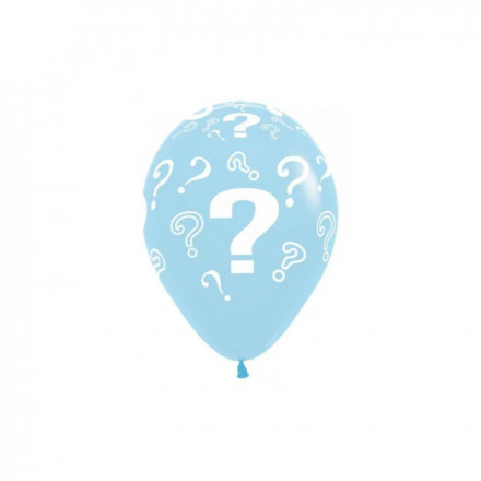 12" Balon Latex Sempertex Pastel Matte Question Marks