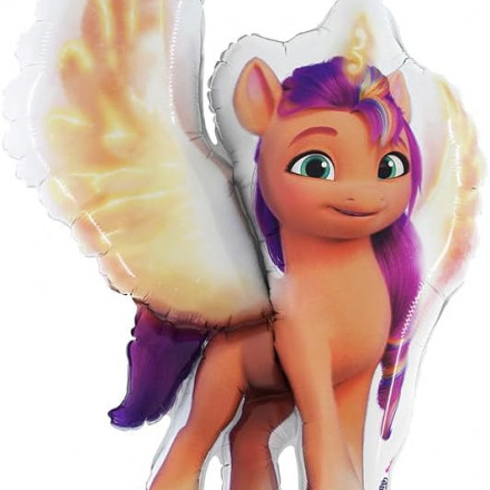 32" Sunny Alicorn MLP Foil Balloon | Balon Foil My Litle Pony