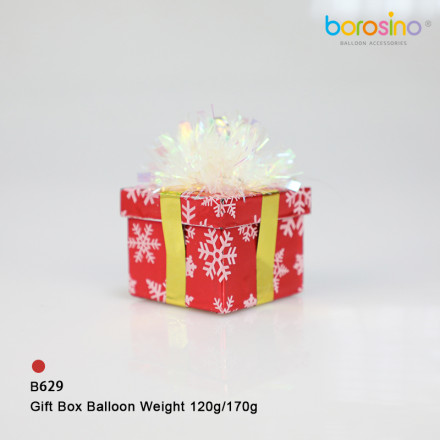 Gift Box Balloon Weight 170g | Pemberat Balon Bentuk Kotak Hadiah 170g