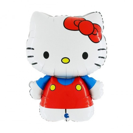 25" Hello Kitty Shape Foil Balloon | Foil Balon Hello Kitty Karakter