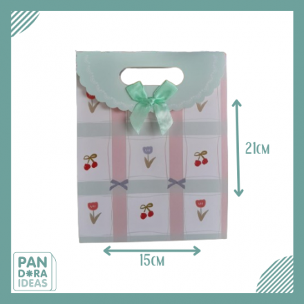 Paperbag Pita Motif Premium Xtra Small Kecil Uk. 15x21