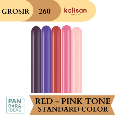 260" Kalisan Twister Latex Balloon Standard Color 100 pcs|Balon Pentil