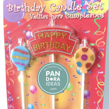 Birthday Party Cake Candle Set / Lilin Ulang Tahun Set